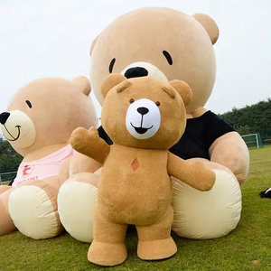 Efun Lange Vacht Reuze Opblaasbaar Wandelende Panda Mascottekostuum Lang Haar Poolbeer Teddy Mascottekostuum Panda voor Volwassenen - Product Image 5