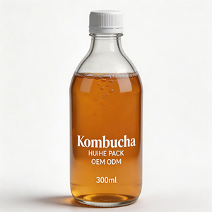 Botella de Vidrio Transparente de 300ml 500ml de Buena Calidad <span class=keywords><strong>y</strong></span> Económica para Bebidas, Jugos, Kombucha, con Tapa de Rosca - Product Image 3