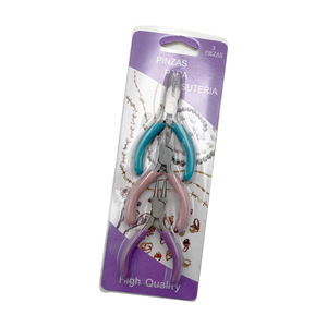 Juego de 3 Alicates para joyería, cadena de cortadores de alambre de punta redonda para reparación de joyas, envoltura de alambre, abalorios y manualidades - Product Image 3