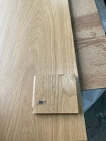 Parquet en chêne ingénierie de qualité AB, finition mate, brossé clair, huilé pour extérieur, système à languette et colle