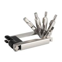 Outil de réparation de vélo multifonctionnel, kit d'entretien de vélo avec clés hexagonales, tournevis, extracteur de rivets de chaîne, outil de cyclisme compact