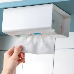 ที่ใส่กระดาษทิชชู่พลาสติกติดผนัง,กล่องกระดาษทิชชู่สำหรับห้องน้ำห้องครัว