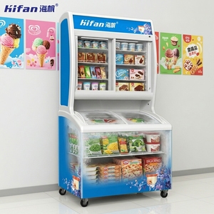 Réfrigérateur commercial <span class=keywords><strong>combiné</strong></span> mural avec compartiment supérieur et inférieur réfrigérés, vitrine de présentation combinée - Product Image 4