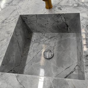 Cuarcita TMZ, losa de cuarcita blanca Natural de alta calidad, superficie pulida impermeable para gabinetes de piedra de Villa interior - Product Image 5
