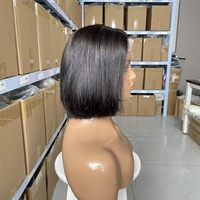 Nuevo Producto, Peluca Natural Bob 14A SDD, 100% Cabello Humano Virgen, Peluca de Encaje Transparente de Alta Definición, Sin Pegamento