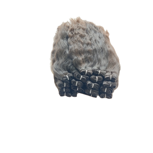 ผมต่อแบบไม่ผ่านกระบวนการผมชาวอินเดียยาว10 "-32" ความยาว100% HD ลูกไม้สไตล์คลื่นธรรมชาติ - Product Image 1