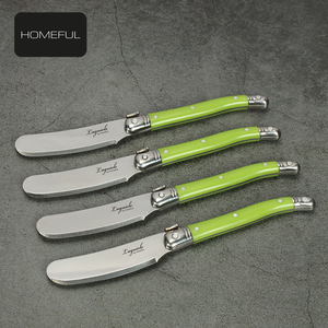 Promotion <span class=keywords><strong>Laguiole</strong></span> <span class=keywords><strong>Fromage</strong></span> et Beurre Couteau Ensemble Couleur Personnalisée ABS Poignée Matériau Métallique - Product Image 4