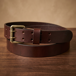 Cinturones de Cuero Genuino de Piel de Vaca con Hebilla de Acero Cuadrada, Sólidos, Ecológicos, Ligeros, Accesorios Casuales para Hombre, Precio de Venta Caliente - Product Image 1