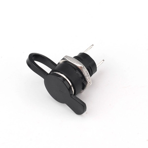 <span class=keywords><strong>5.5</strong></span> mmx2.5 mm 1/2 JC -DC022B presa di alimentazione a corrente continua femmina 2 Pin connettore per montaggio pannello impermeabile - Product Image 4