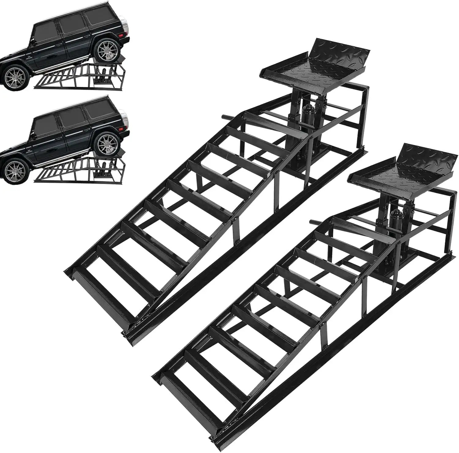 5T Automotive Hydraulic Lift Car Service Ramps for Oil Changes Parking Equipment