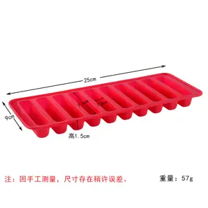 Long Finger Silicone Mold Sausage Hot Dog Ham Sausage Mold Cake Baking Biscuit Muffin Cup Mold