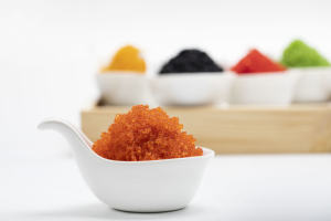 Penjualan Panas Ikan Terbang Beku Telur Ikan Hijau Tobiko Proses Pembekuan BQF Kemasan Kotak Vakum 10kg dengan Harga Grosir - Product Image 5