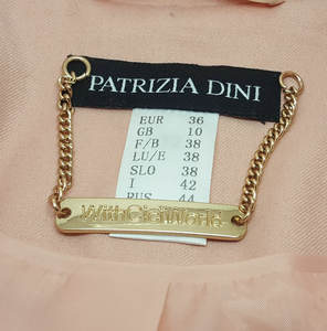 Металлические аксессуары для одежды прямоугольная золотая металлическая подвесная цепь для пальто - Product Image 1