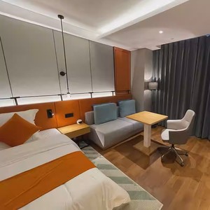 Prix de gros d'usine, ensemble de chambre à coucher pour hôtel et appartement, table de chevet en bois, canapé, design moderne, usage commercial - Product Image 3