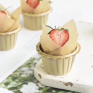 Moules à cupcakes en papier, revêtement PE, jetables, pour usage familial - Product Image 2