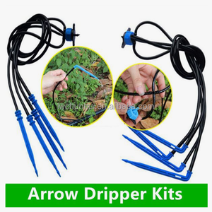 Akıllı otomatik sera kök sulama damla hidroponik damla sulama sistemi 4 şube dirsek damla bahis ok damlatıcı seti - Product Image 6