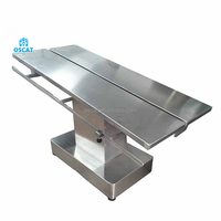 Table d'opération vétérinaire pliable murale OSCAT de haute qualité en acier inoxydable réutilisable pour le traitement des chiens et des animaux de compagnie