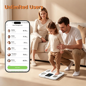 Bilancia Intelligente per Grasso Corporeo a Doppia Frequenza <span class=keywords><strong>BIA</strong></span> con 8 Elettrodi, Personalizzabile ODM, per Fitness e Salute, con Supporto SDK - Product Image 5