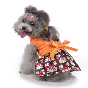 Ropa Navideña para Perros, Pijama Cálido <span class=keywords><strong>de</strong></span> Forro Polar, Vestido Suave para Cachorros con Lazo para Perros Pequeños y Medianos, OEM - Product Image 5
