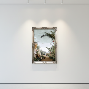 <span class=keywords><strong>Cadre</strong></span> photo mural de luxe baroque de grande taille, fait main, écologique, en résine et bois, avec impression UV couleur or - Product Image 2