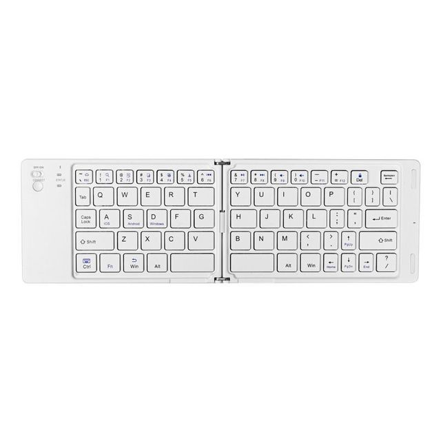 Smart New Wireless Foldable Tablet Keyboard Laptop Ultra-Thin Backlit Multi-Functional Portable Plastic Compatible Number