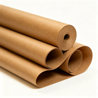 Papel Kraft para Patrones de Ropa, Rollo Pequeño, 100~450GSM, Papel Liso para Sala de Corte de Prendas, Dibujo a Mano y Plotter