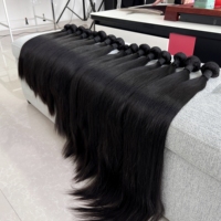 Vente en gros de mèches de cheveux humains vierges bruts d'un seul donneur, qualité supérieure, cheveux vietnamiens, cuticules alignées, fournisseur de cheveux