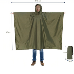 Poncho <span class=keywords><strong>imperméable</strong></span> léger XL personnalisé <span class=keywords><strong>avec</strong></span> logo, réutilisable, à <span class=keywords><strong>capuche</strong></span>, <span class=keywords><strong>pour</strong></span> hommes et femmes, idéal <span class=keywords><strong>pour</strong></span> l'extérieur - Product Image 4