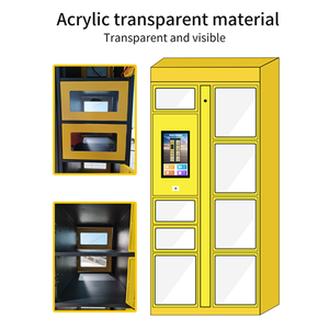 <span class=keywords><strong>UPUS</strong></span>, el Más Vendido, Casillero de Comida de Autoservicio de 24 Horas para Restaurantes, Montaje en Suelo, Apertura de Doble Cara, Cerradura Electrónica, 15.6 Pulgadas - Product Image 2