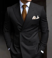 Tuxedo Homme d'Affaires Formel pour Cérémonie, Mariage, Bal de Promo - Costume Complet 2 Pièces (Veste et Pantalon)