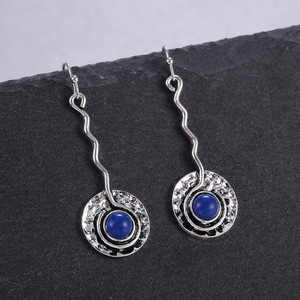 Orecchini Pendenti Lunghi Effetto Turchese Vintage per Donne, Orecchini Boho per Uso Quotidiano e Feste, Gioielli alla Moda - Product Image 3