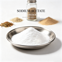 Approvisionnement direct usine : Poudre d'acétate de sodium anhydre de qualité alimentaire E262, additif alimentaire multifonctionnel, exportation mondiale en vrac