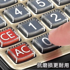 เครื่องคำนวณเสียงแทคซัน ทีจี 787 ปฏิทินตั้งโต๊ะโลหะพร้อมหน้าจอขนาดใหญ่และฟังก์ชั่นเสียงจริงสำหรับใช้ในสำนักงาน - Product Image 3