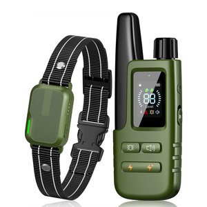 2025 Actualización <span class=keywords><strong>Collar</strong></span> de perro antiladridos <span class=keywords><strong>Collar</strong></span> electrónico recargable con control remoto 3 modos de entrenamiento seguro Diseño impermeable - Product Image 1