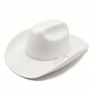 Cheap Fedora Hats Wholesale Wool Felt Polyester Cotton Mexican Cowboy Hat Men - Product Image 6