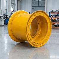Chine usine KOM WA320 WA270 WA250 WA200 chargeur jante en acier pneu taille 20.5-25 25 pouces 3PC 17.00-25
