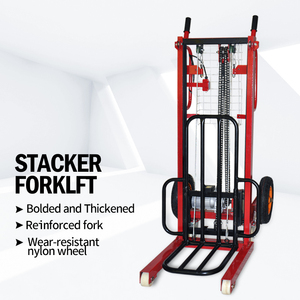 Comodidad simple apilador eléctrico de la carretilla elevadora de elevación de <span class=keywords><strong>100KG</strong></span> 200KG - Product Image 3
