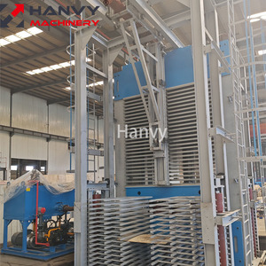 Ligne de collage et de pressage de contreplaqué Hanvy automatique populaire <span class=keywords><strong>5</strong></span> * 5ft haute efficacité Chine - Product Image 2