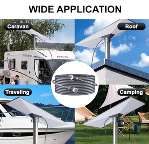 Available in Multiple Sizes Gen 3 Cable for Starlink, V3 for Starlink Standard Kit Replacement, Waterproof Outdoor Grey - Product Image 3