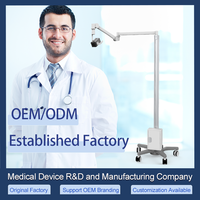 Chariots d'hôpital personnalisés chariot d'équipement médical en acier de style industriel pour l'enseignement à distance OEM/ODM pour hôtels hôpitaux