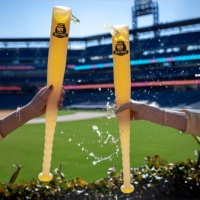 Verre à cocktail en plastique style batte de baseball, grande taille, qualité alimentaire, personnalisable avec LOGO, promotionnel, 24oz