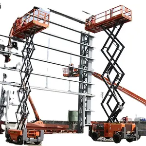 China beliebte und beste mobile Sky Lift Manuelle hydraulische elektrische Scheren bühne JCPT1523RT Luft arbeitsbühne