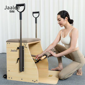 Lit de base de Pilates de Studio en bois d'érable <span class=keywords><strong>Machine</strong></span> de réformateur de Pilates avec tour Cadillac Trapèze Wunda Chaise Baril d'échelle - Product Image 5