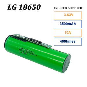 Baterí<span class=keywords><strong>a</strong></span> <span class=keywords><strong>de</strong></span> Litio Cilíndrica LG 18650 <span class=keywords><strong>de</strong></span> 3500mAh, 3.63V, 10A <span class=keywords><strong>de</strong></span> Descarga Máxima para Vaporizador, Dron Eléctrico, Auto RC, Juguete - Product Image 2