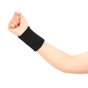 Warna-warni olahraga gelang gelang pergelangan tangan pita keringat pergelangan tangan