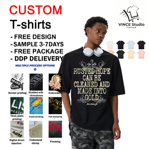 high quality Lightweight Premium Cotton T Shirt Durable Casual Heavyweight Oversized T-shirt Classic Multi Color <b>Tshirts</b> For Men - Product Image 2
