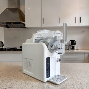 آلة صنع المشروبات المثلجة المنزلية البلاستيكية ذاتية التنظيف بشاشة LED وتشغيل بلمسة واحدة لمدة 12 ساعة مع 5 برامج مسبقة الضبط لا تحتاج إلى ثلج - Product Image 2