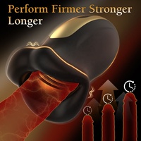 Mund-Glans-Vibrator Penis Oral-Trainer 9 Modi IPX7 Wasserdicht Silikon Männer Erwachsenenspielzeug Großhandel OEM Direktvertrieb ODM