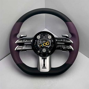 Volante de Fibra de Carbono DOS para <span class=keywords><strong>Mercedes</strong></span> Benz W204 W212 CLA GLA 45 C63 CLS63 E550 <span class=keywords><strong>AMG</strong></span> R231 <span class=keywords><strong>SL</strong></span> SLK350 <span class=keywords><strong>Amg</strong></span> Gt <span class=keywords><strong>63</strong></span> - Product Image 3