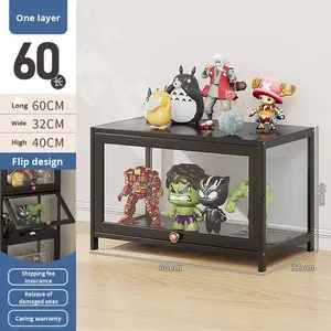 Semplice moderno Multi-strato giocattolo libro armadietto trasparente per bambini libreria per la casa camera da letto Display in porcellana armadi - Product Image 6